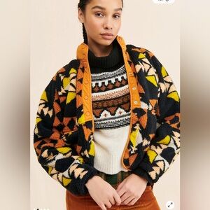 FP Movement by Free People Hit the Slopes Fleece Teddy Jacket